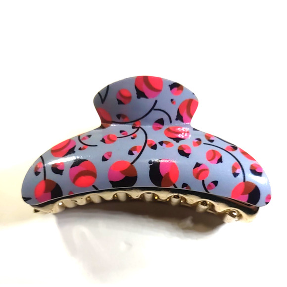 Hair Barrettes Clips Messy Buns Funky Designs Retro - Picture 6 of 9